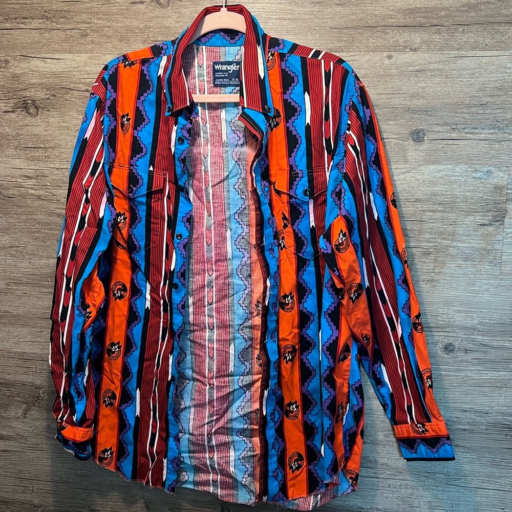 Vintage Wrangler Button Up